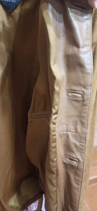 Chaqueta de Piel ovina Sergio Tacchini Marrón