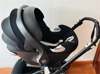 Carro Bugaboo Bee5, con capazo, silla y maxicosi.