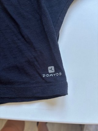 Camiseta ancha negra con estampado