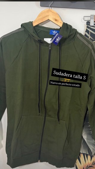 Sudadera deportiva Talla S Verde
