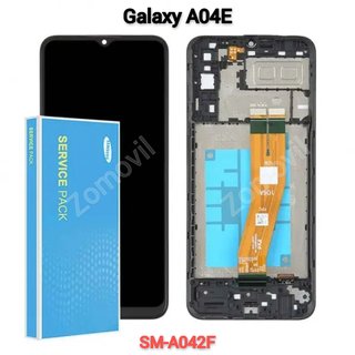 Pantalla Samsung Galaxy A04E con marco