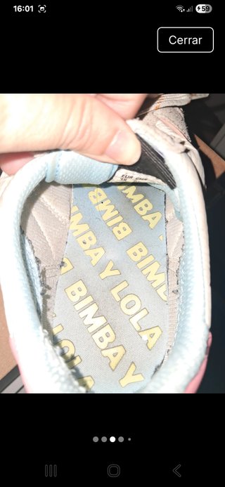 Zapatillas Bimba y Lola Beige y Rosa