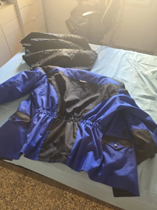 Chaqueta de moto acolchada