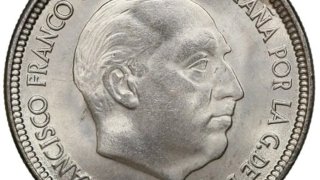 3 Monedas Francisco Franco 1956