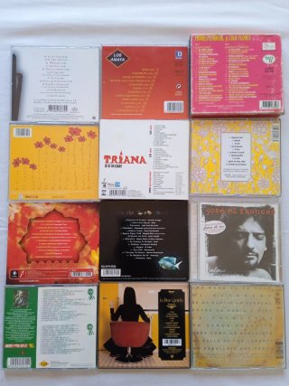 12 CDs Música Española (Flamenco, Rumba)
