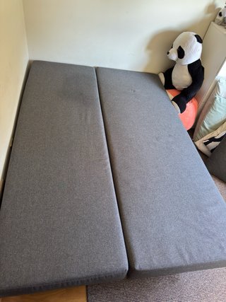 Sofá Cama Gris con Arcón