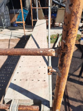 Andamio de obra metálico