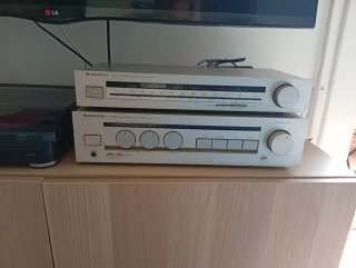 Amplificador y Sintonizador Kenwood Vintage