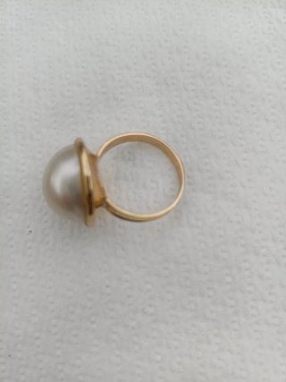 Anillo Oro y Perla