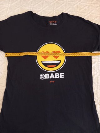 T-shirt Tezenis emoji @BABE nera