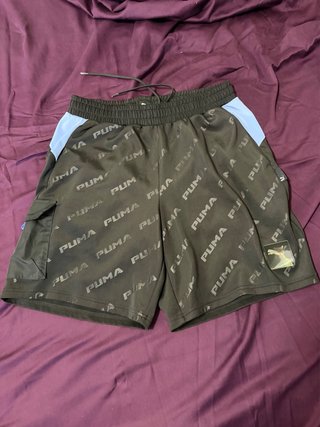 Pantaloncini Puma neri e blu