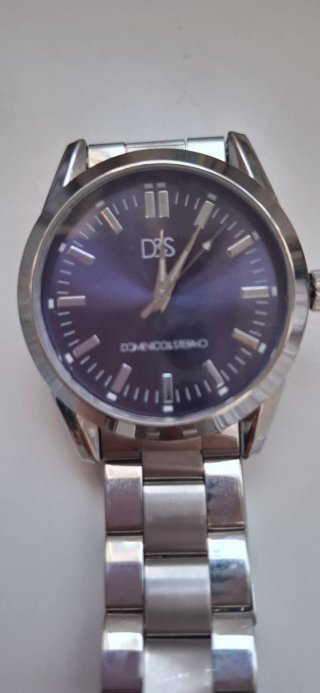 Reloj Azul y Plateado Nuevo