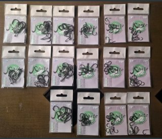 Lote 16 Blisters Anzuelos de Pesca Kaito