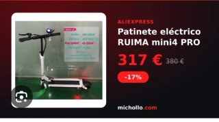 Patinete Eléctrico Ruima Mini 4 Pro