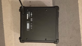 Guitarra Eléctrica Negra para zurdos + Amplificado