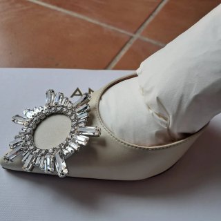 Zapatos Amina Muaddi BEGUM SLING 95 Talla 36