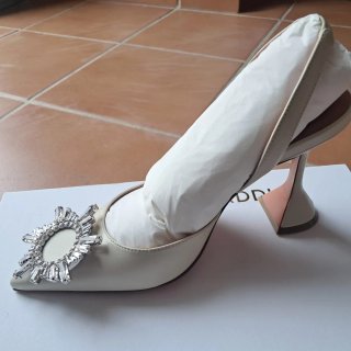 Zapatos Amina Muaddi BEGUM SLING 95 Talla 36