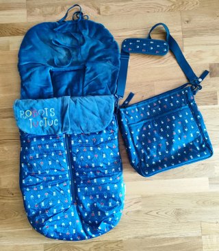 Saco y bolso Tuc Tuc bebé robots