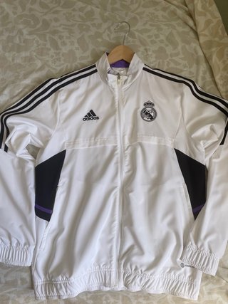 Chaqueta Real Madrid Adidas Blanca