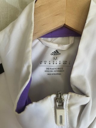 Chaqueta Real Madrid Adidas Blanca