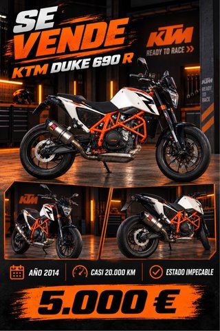 KTM DUKE 690 R - 2014