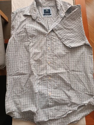 Camisa de cuadros manga corta DOC Talla L