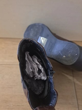 Botines tacón 3cm efecto piel cocodrilo