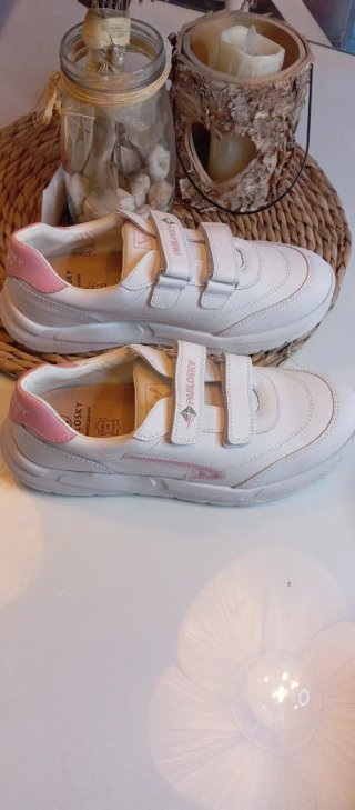 Zapatillas Pablosky Blancas y Rosas