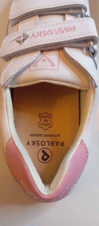 Zapatillas Pablosky Blancas y Rosas