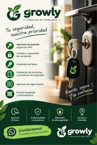 GROWLY | SERVICIOS DE CERRAJERÍA