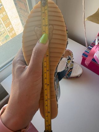 Cuñas multicolor efecto piel serpiente