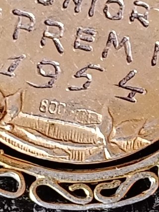 Medaglia Argento 1954 S. Ferrea