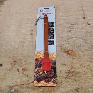 Pennello Barbecue Silicone Manico legno Cucina
