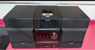 Micro cadena Philips DCM377 – Sonido potente, USB,