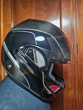 Casco Shark Evoline Carbono Talla M