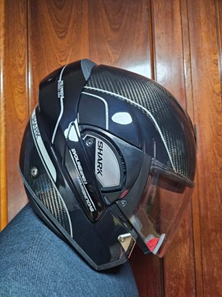 Casco Shark Evoline Carbono Talla M