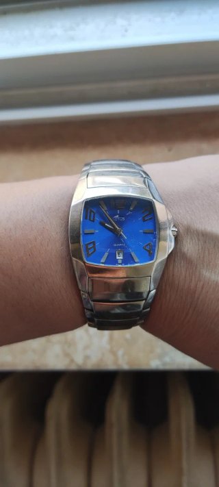 Reloj Lotus Acero Inoxidable Esfera Azul