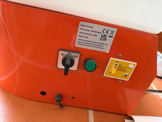 Torno Eléctrico Cerámica Naranja