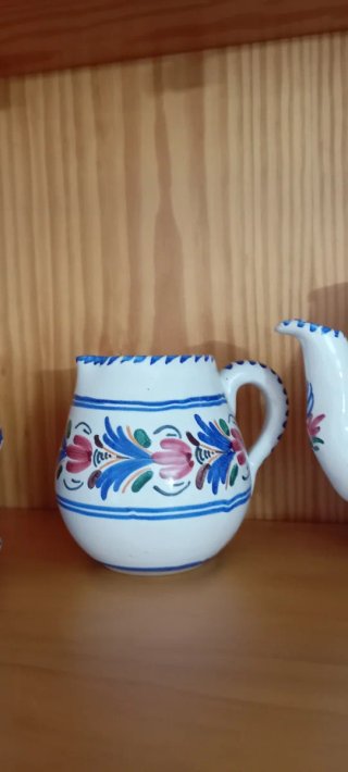 Juego de cerámica Puente del Arzobispo J.C.F.
