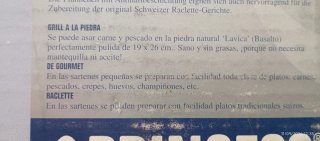 Plancha Piedra Grill Eléctrica Princess