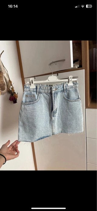 Minigonna denim
