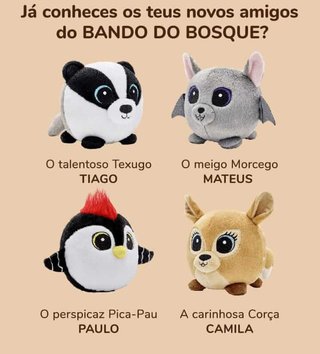 Peluche Pica Pau Paulinho Bando do Bosque