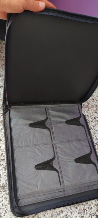 Carpeta porta CDs negra