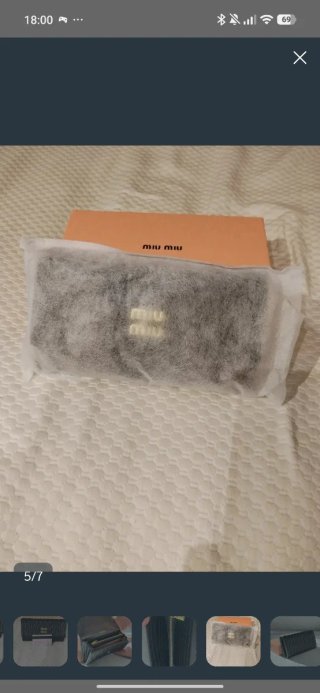 Portafoglio Miu Miu Nero