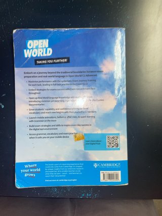 Libro Open World C1 Advanced Cambridge
