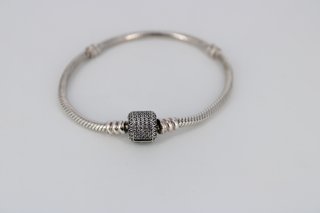 Pulsera Plata 925 con Charm Circonitas