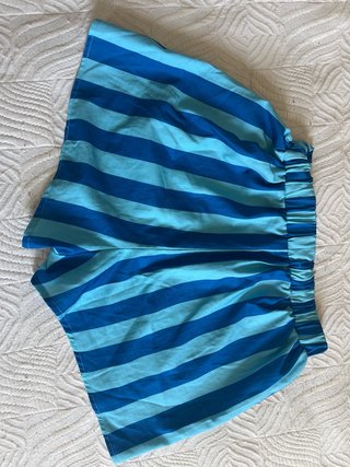 Pantalón corto rayas azules Talla S