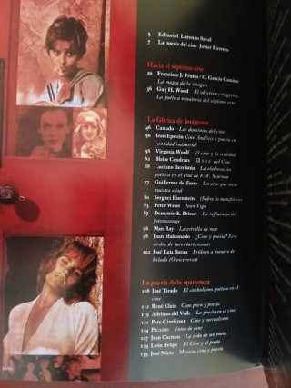 La poesía del cine. Revista Litoral