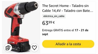 Taladro Inalámbrico 14.4V Batería de Li-Ion