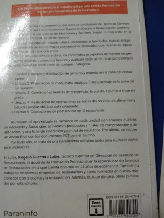 Técnicas elementales de servicio 2.ª edición